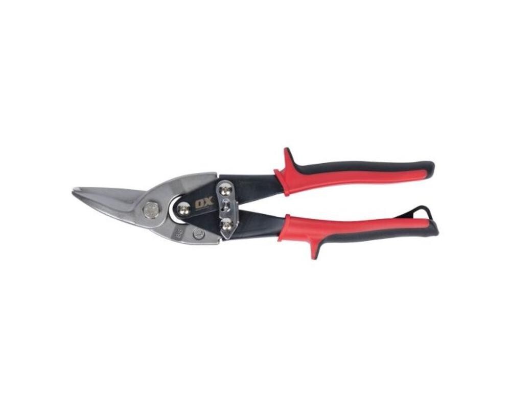 Ox Tools Pro Series Aviation Snips with Holster - Left Cut