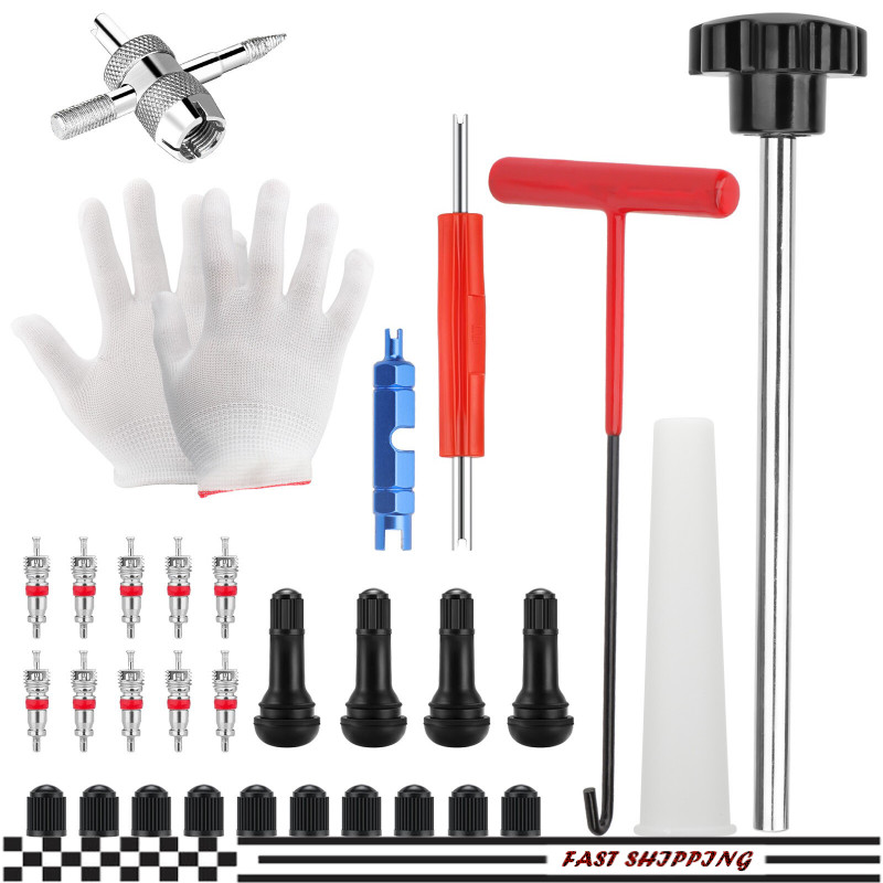 NEW Tire Valve Stem Core Replacement Tool Kit TR413 Valve Core Remover Installer