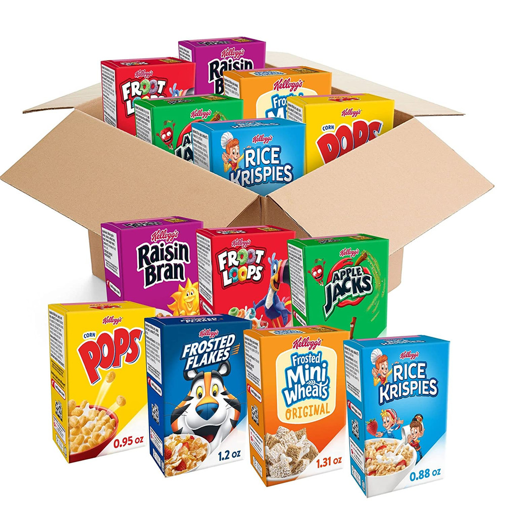 Kellogg'S Cold Breakfast Cereal, Bulk Pantry Staples, Kid Snacks, Variety Pack (