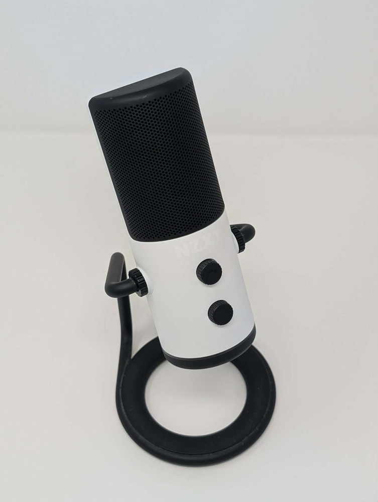 NZXT Capsule - Cardioid USB Microphone - Matte White