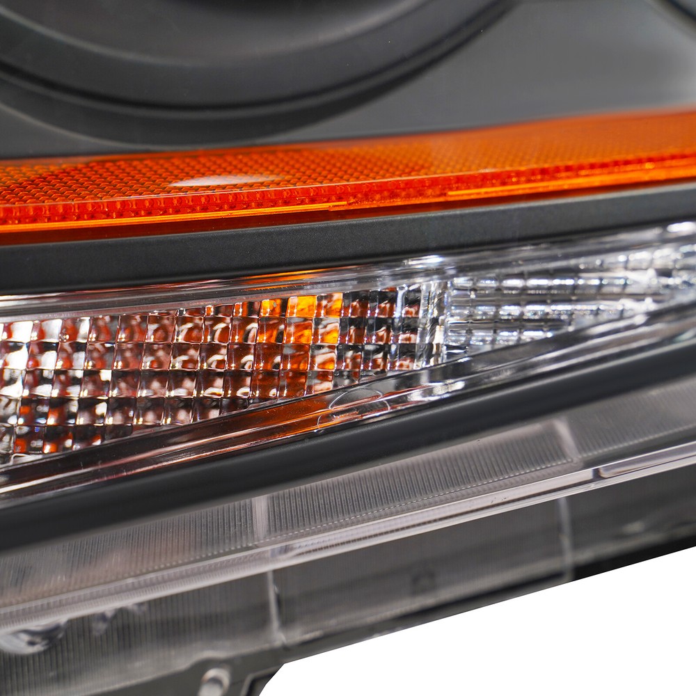 For 2008-2014 Cadillac CTS Halogen Upgrade Headlights Black Conversion Pair