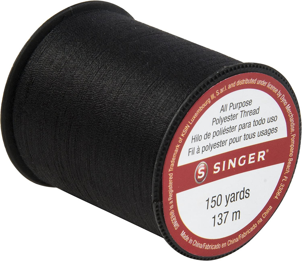 60110All Purpose Polyester Thread, 150 Yards, Black