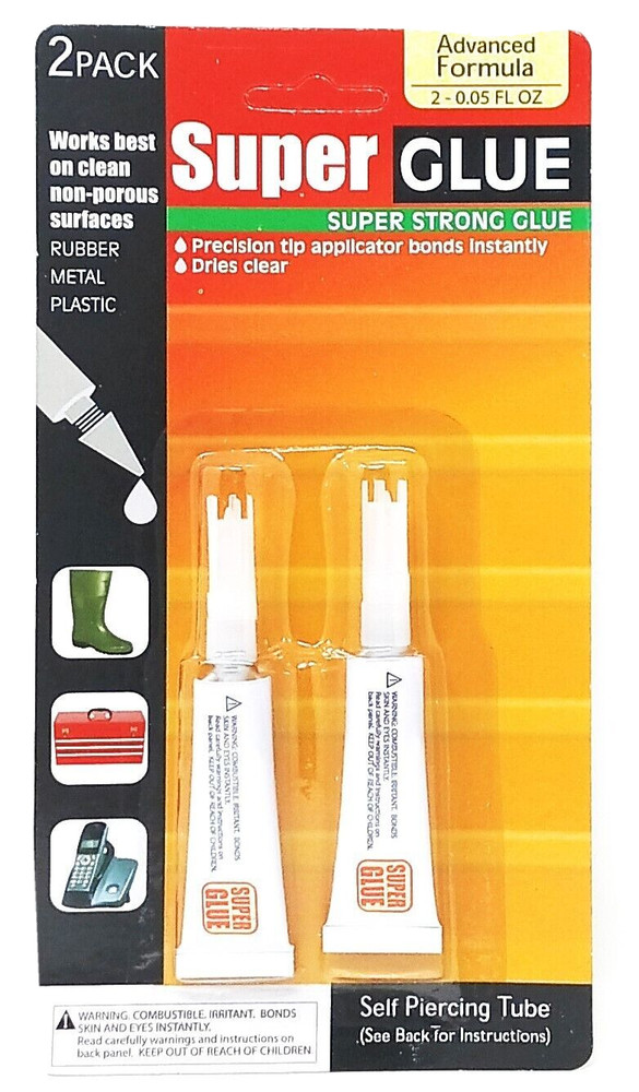 2 pack Super Glue Set