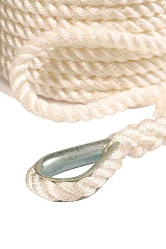 Nylon Twisted Anchor Line with Thimble