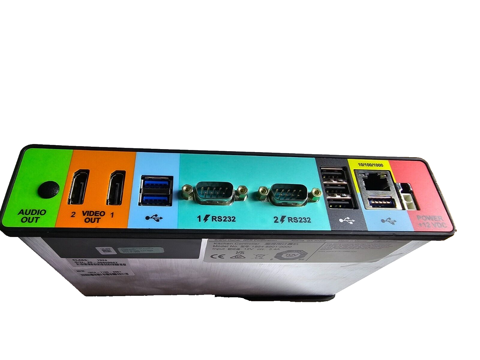 New Open Box NCR KC4 Kitchen Controller (1924-8901-0000) w/ PSU Media Controller