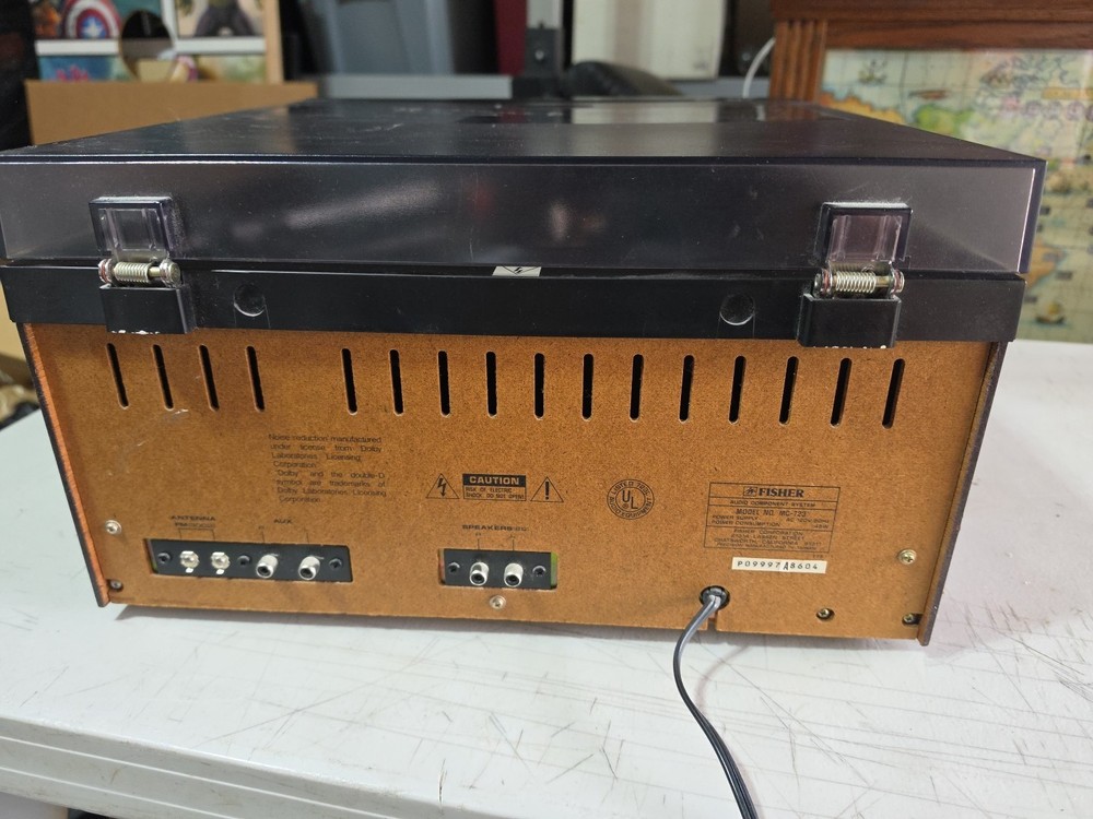 Vintage Fisher Audio Component System MC-723 MOSTLY WORKING PLEASE READ