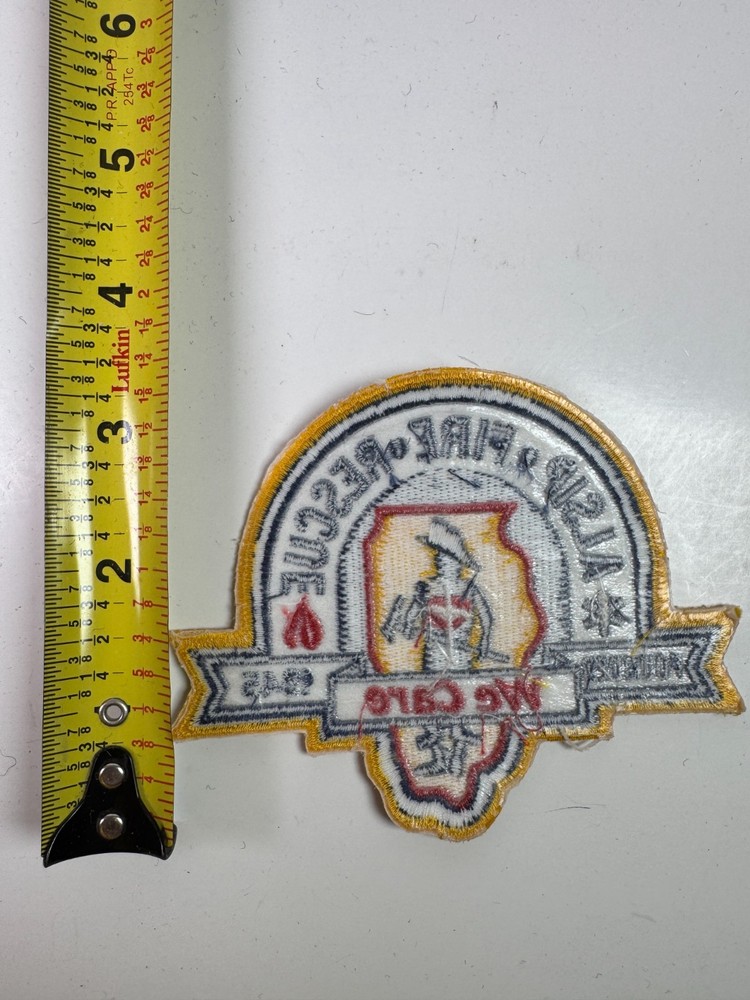Alsip Fire Rescue Illinois IL Patch F11