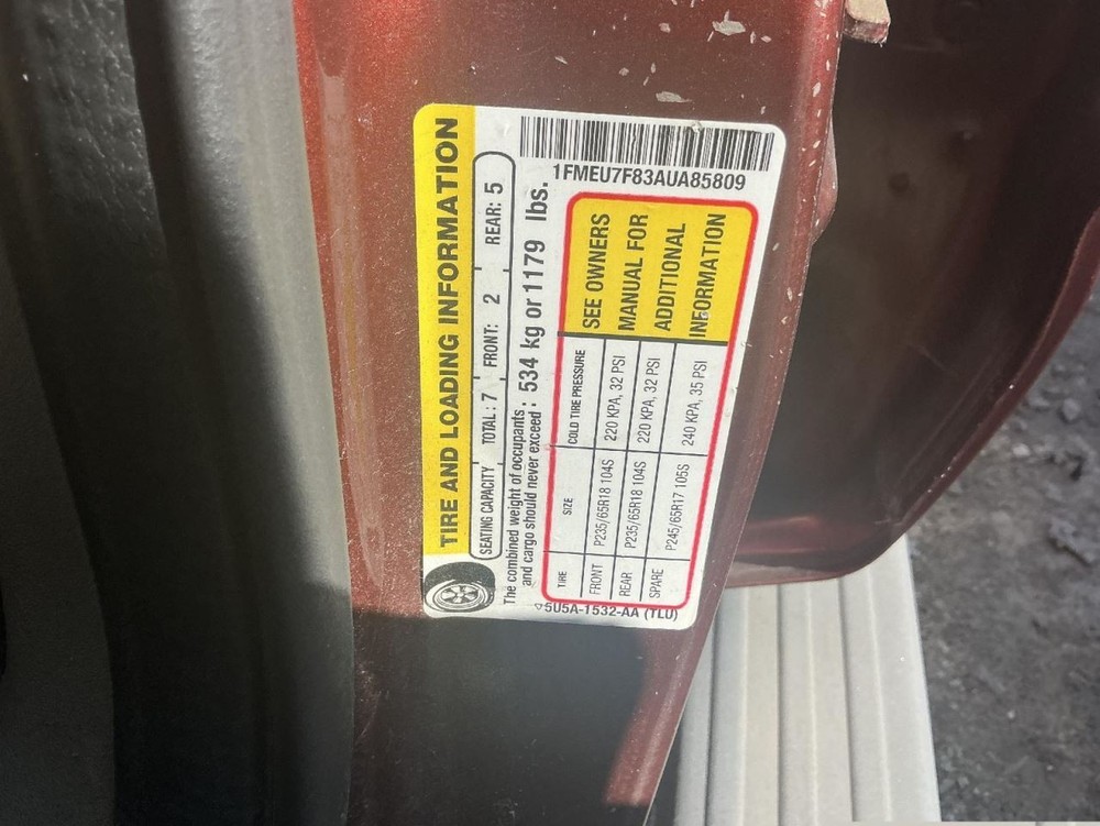 Temperature Control Front Dash Fits 06-10 EXPLORER 854820