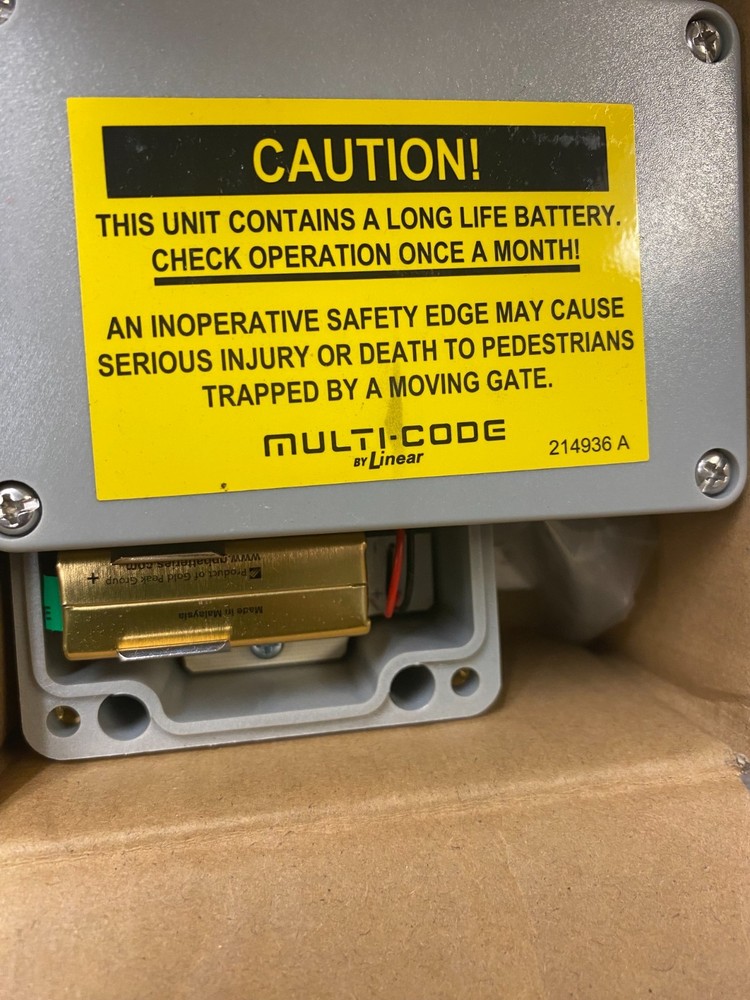NEW IN BOX MCS302210 LINEAR 3022 TRANSMITTER FOR MULTI- CODE SAFETY EDGE