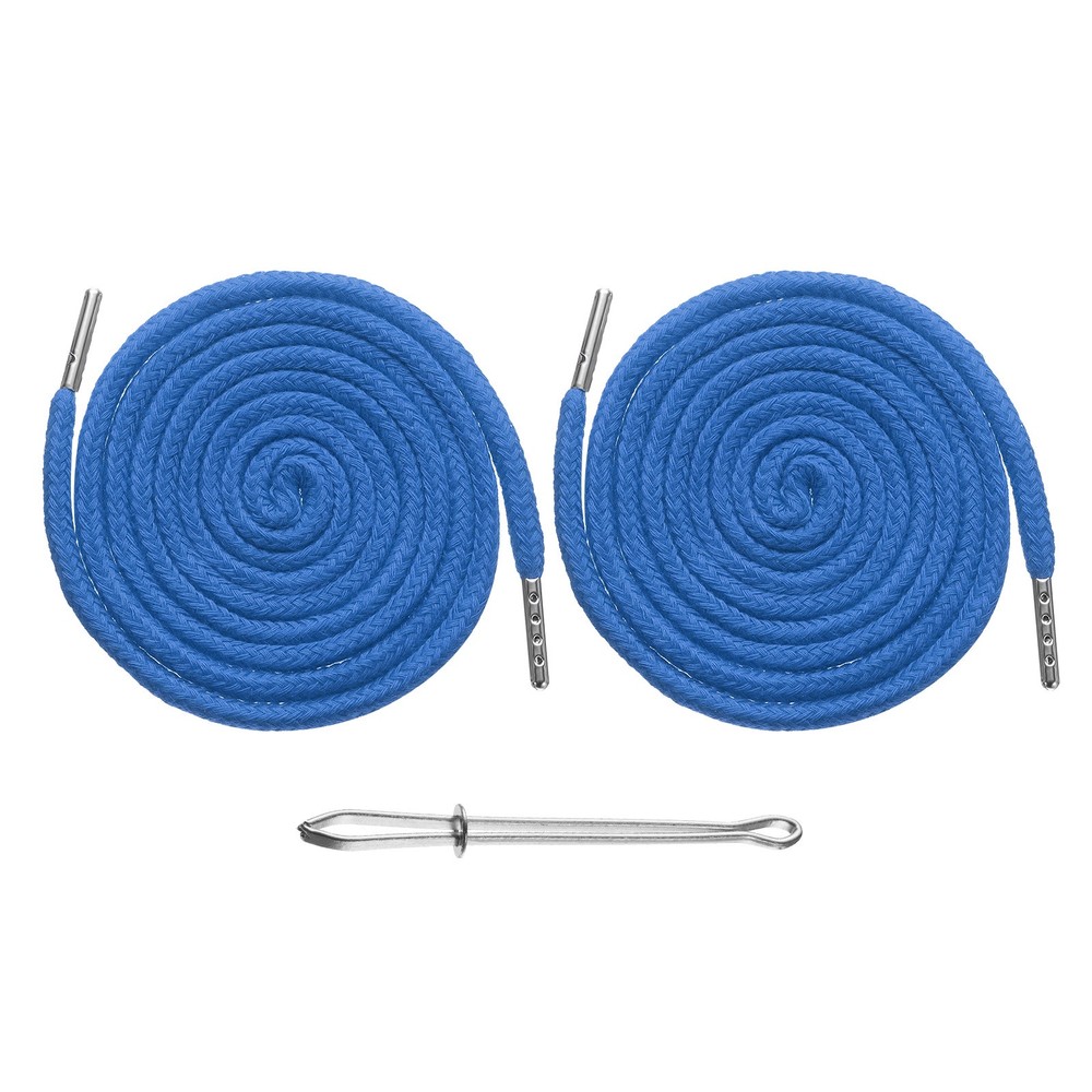 2pcs Drawstring Cords 51" Replacement Drawstring with Threader Lake Blue