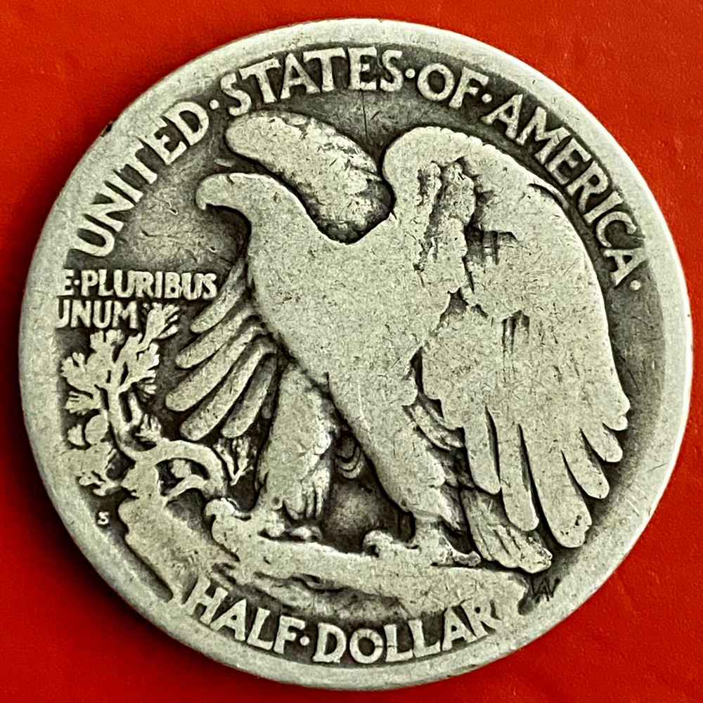 1921-S WALKING LIBERTY HALF