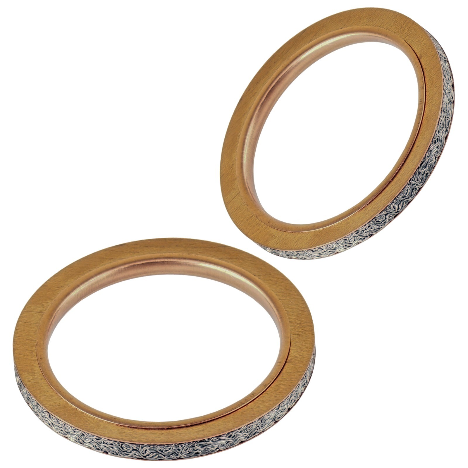 2 Exhaust Muffler joint exhaust Gasket For Yamaha V-Star 650 XVS650 1998 - 2010