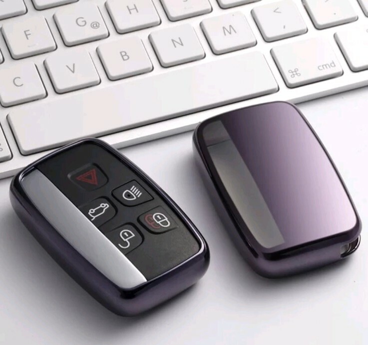 Black Protective Key Cover Case Accessory for Range Rover Evoque Discovery Keys