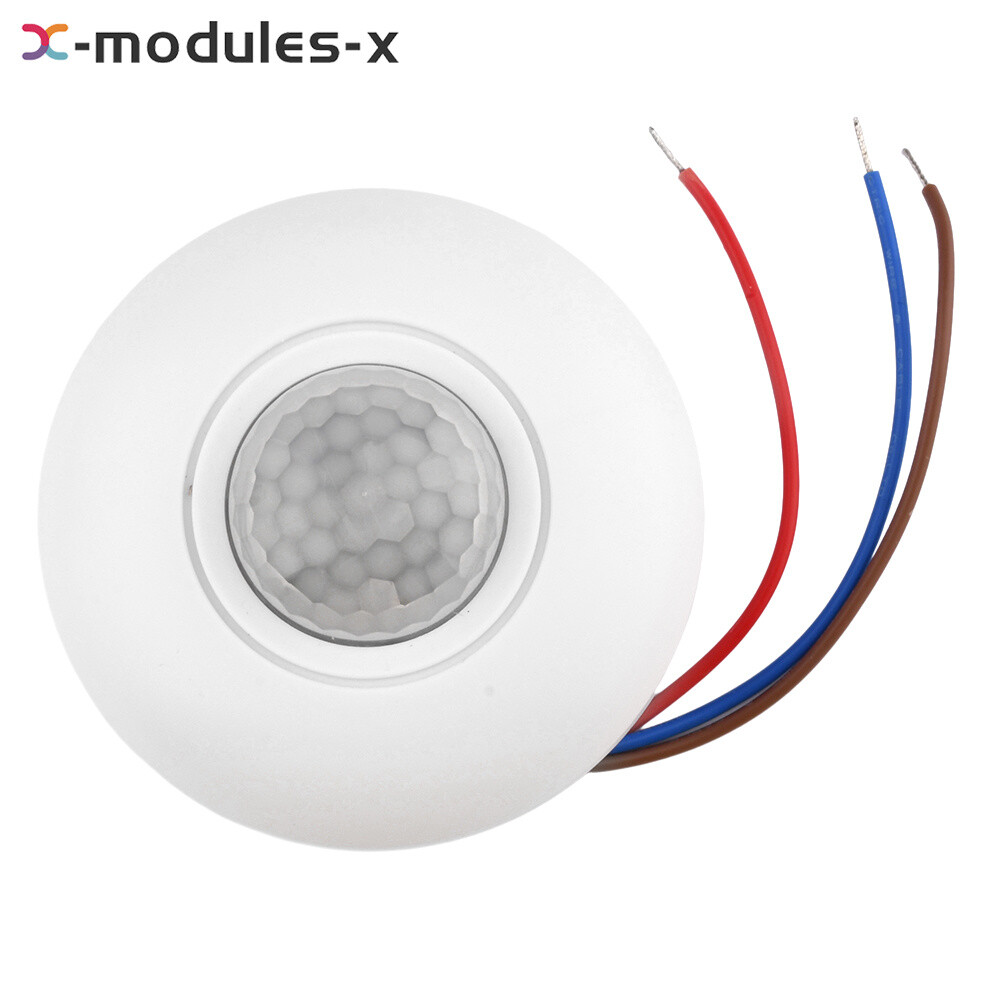 AC85-265V Infrared PIR Motion Induction Sensor 360° Detection For Ceiling Light