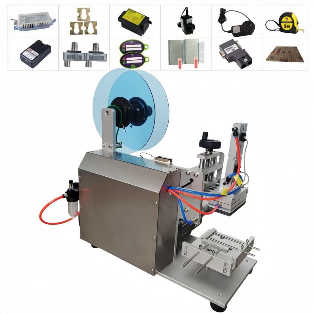 Glass/Plastic Bottle Body Labeling Machine 40-60PC/min Flat Surface Labeling Mac