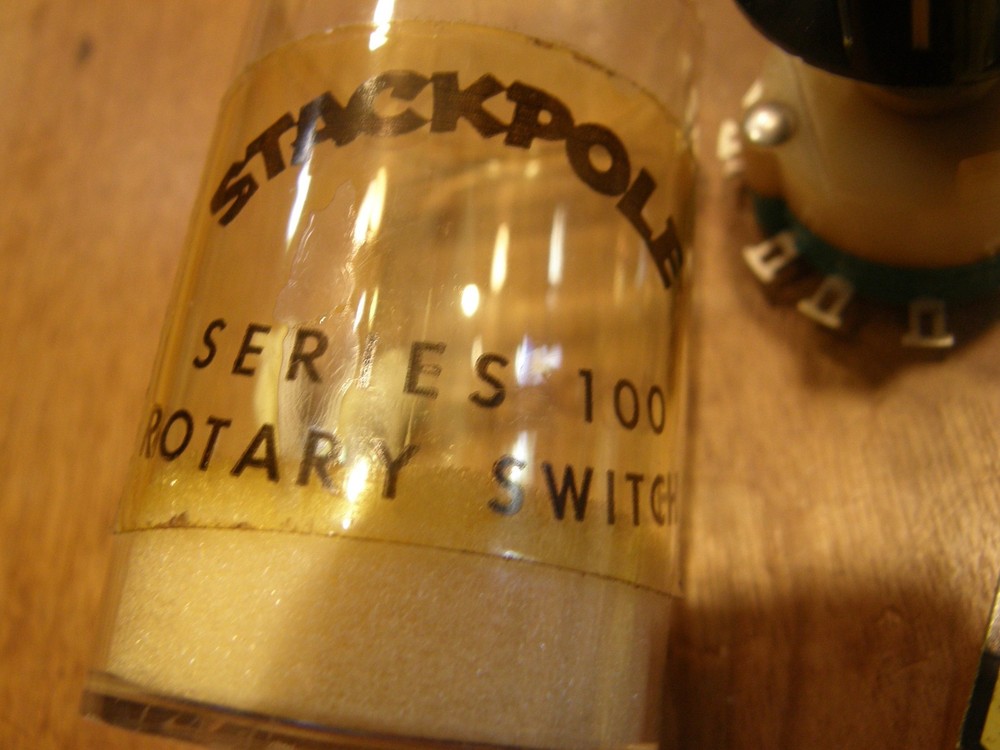 NOS Series 100 Stackpole Rotary Switch, 12 position