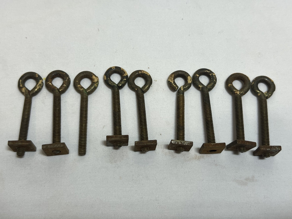 Assorted Antique Brass Drawer Pulls Drop Handles Hardware 10 oz