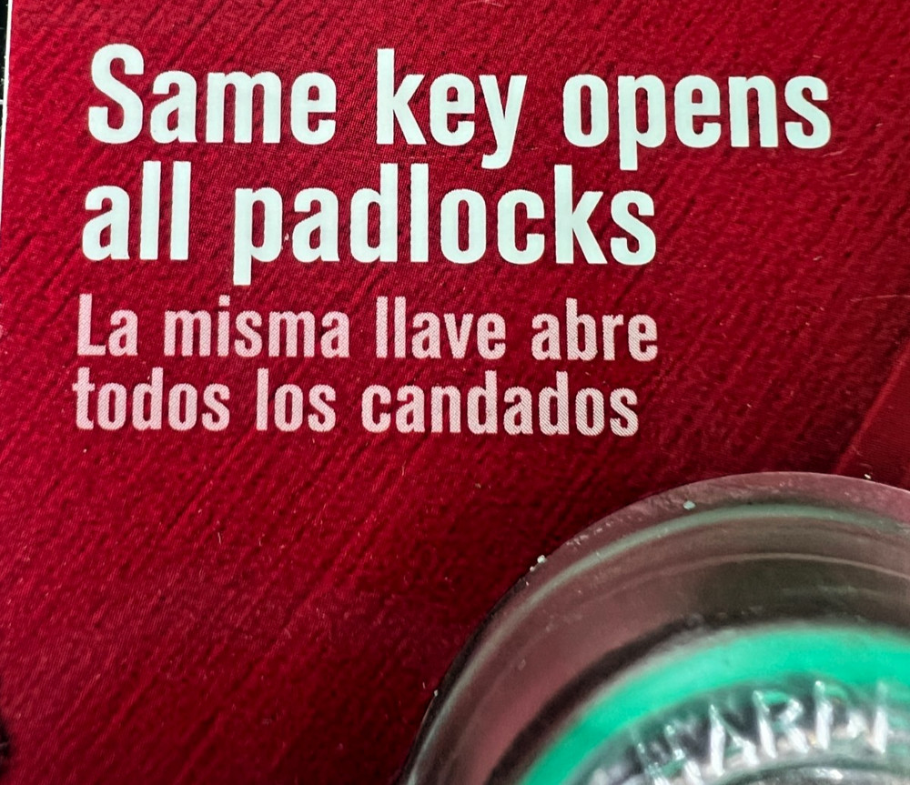 1-1/2” Solid Brass Padlock 2-Pack 38mm Keyed Alike High Security Same Key