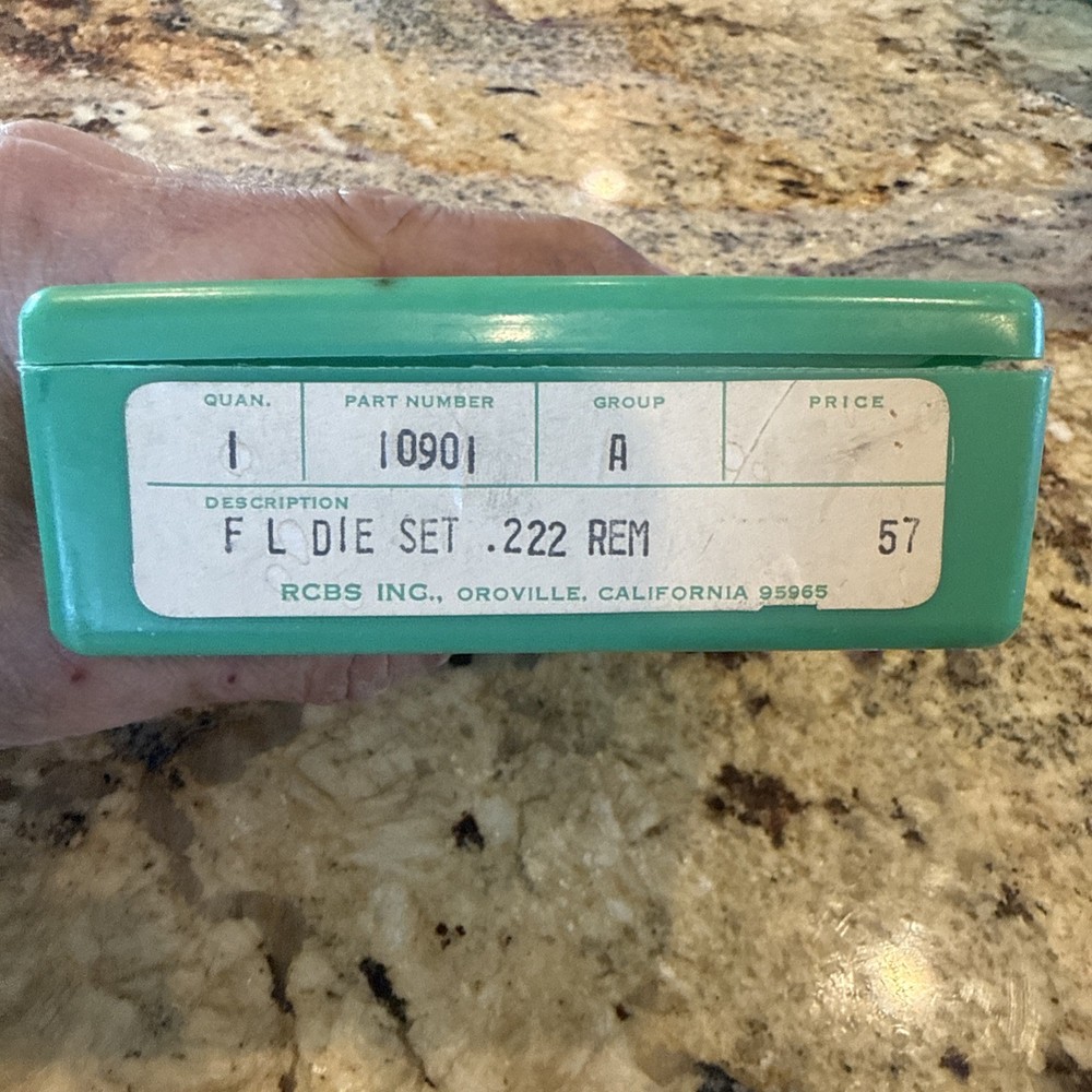 RCBS .222 Remington full-length die set