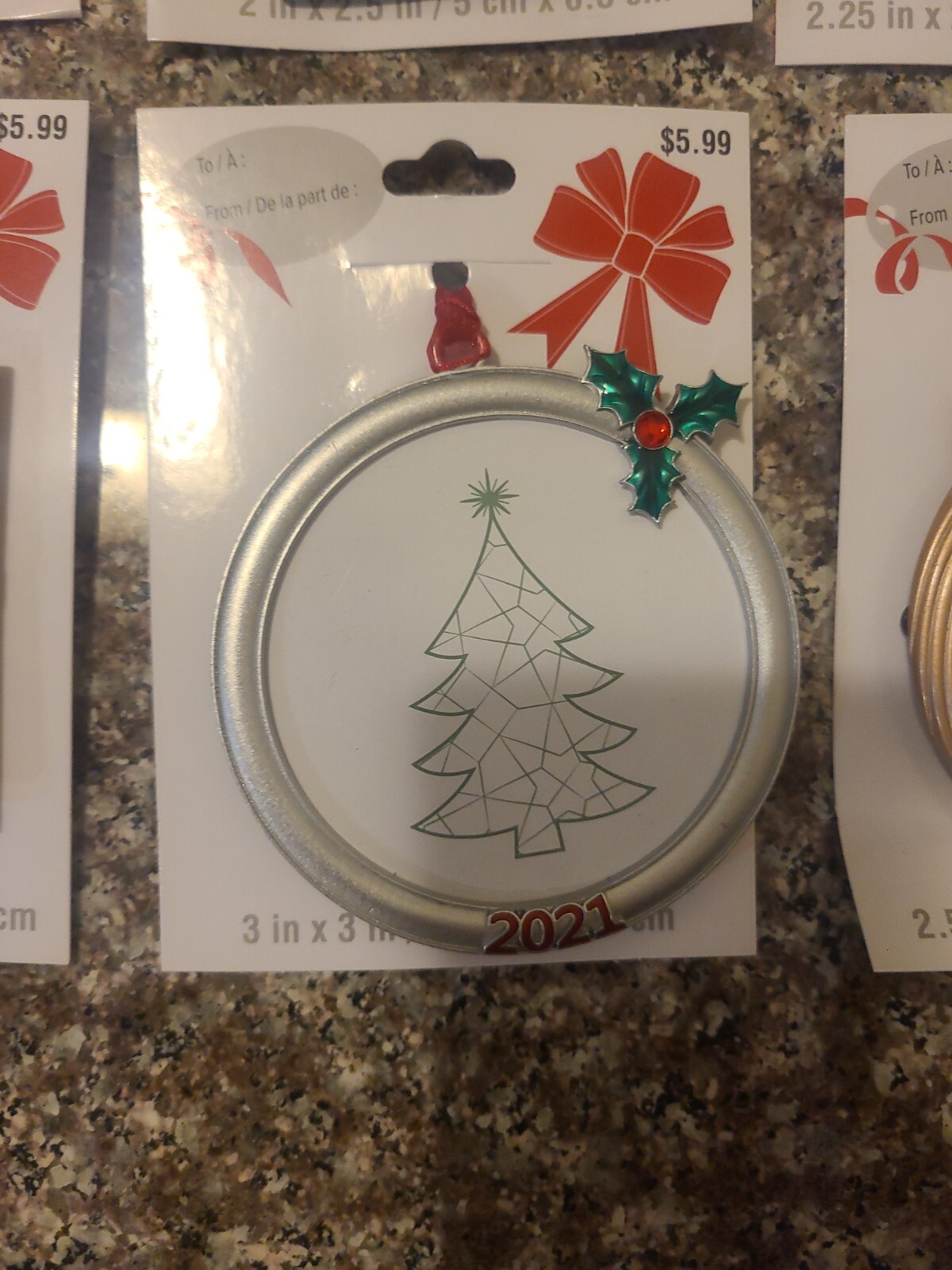 72 Studio Decor Christmas Ornament Picture Frames 6 Different Wholesale Lot