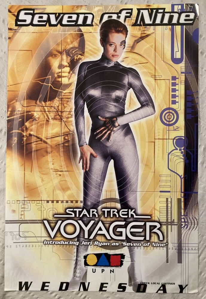 Jeri Ryan Poster 7 Of 9 Star Trek Sexy Girl Skin Tight Body Suit