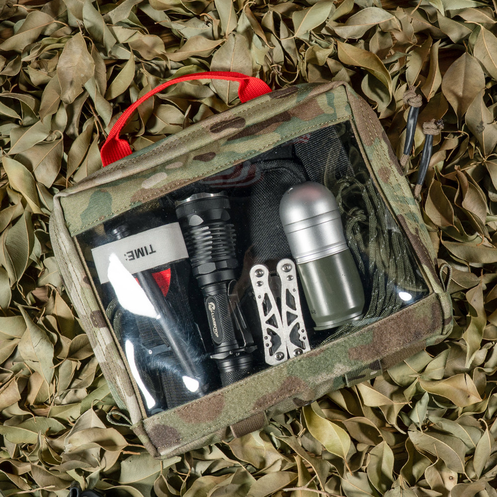 KRYDEX Clear Top Insert Cube Organizer Hook Back Packing Travel Backpack Large