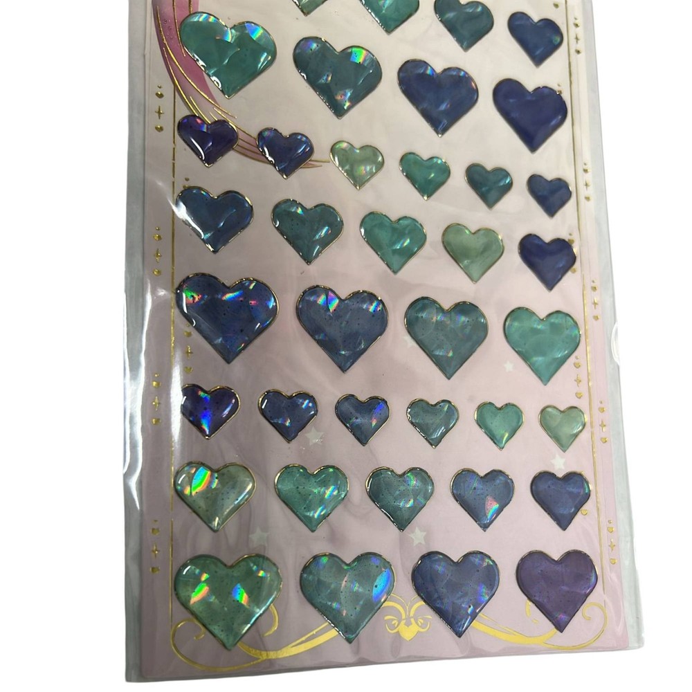 Puffy Love Heart Stickers: 1 Pack