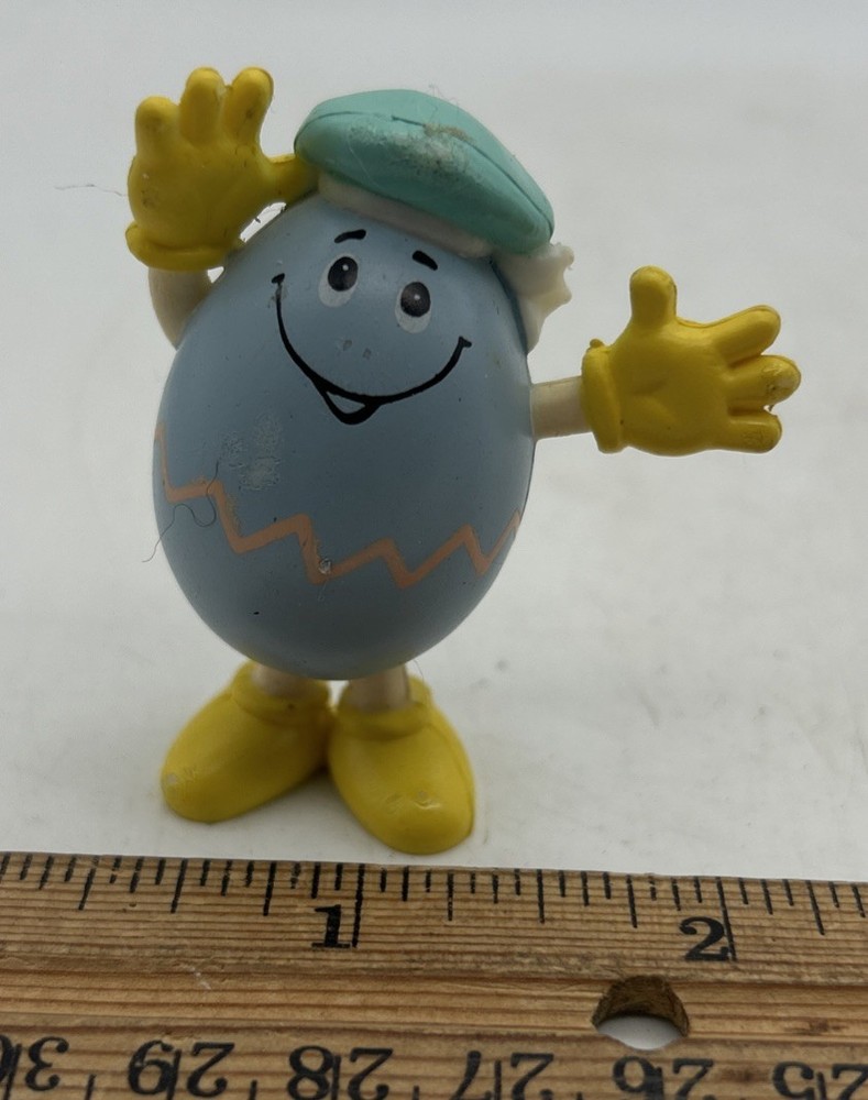Blue Humor 2” Easter Egg Bunny Rabbit Figurine