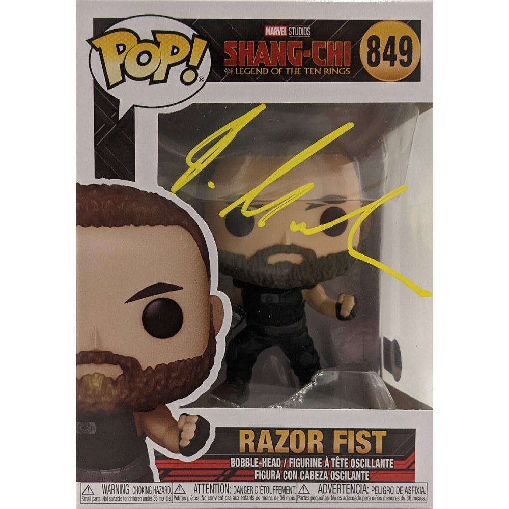 Florian Munteanu Signed Razor Fist Funko (BAS)