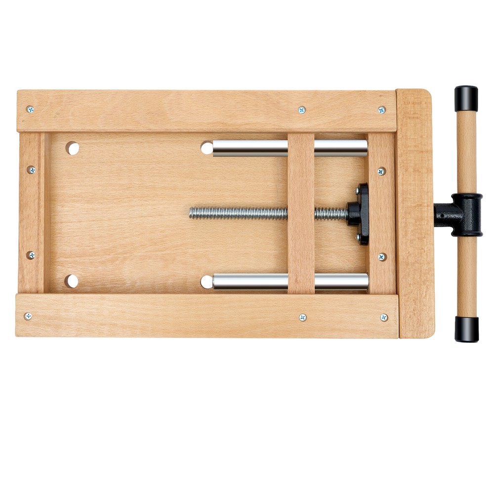 Woodworking Bench Vise with Quick Release, Durable Beech Wood Design