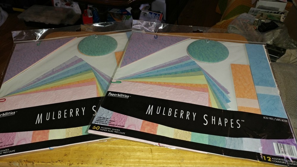 120 MULBERRY ASSORTED/COLORS & SHAPES by PAPERBILITIES NEW