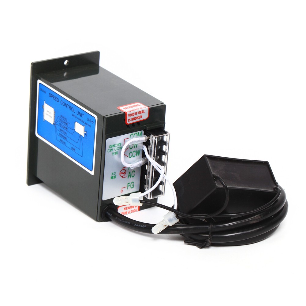 60W 110V AC Gear Motor Electric Variable Speed Controller Single-phase 1:10（10k）