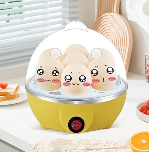 Multi-Functional 7 Egg Cooker Steamer Custard Boiled Egg Maker Kitchen Tool