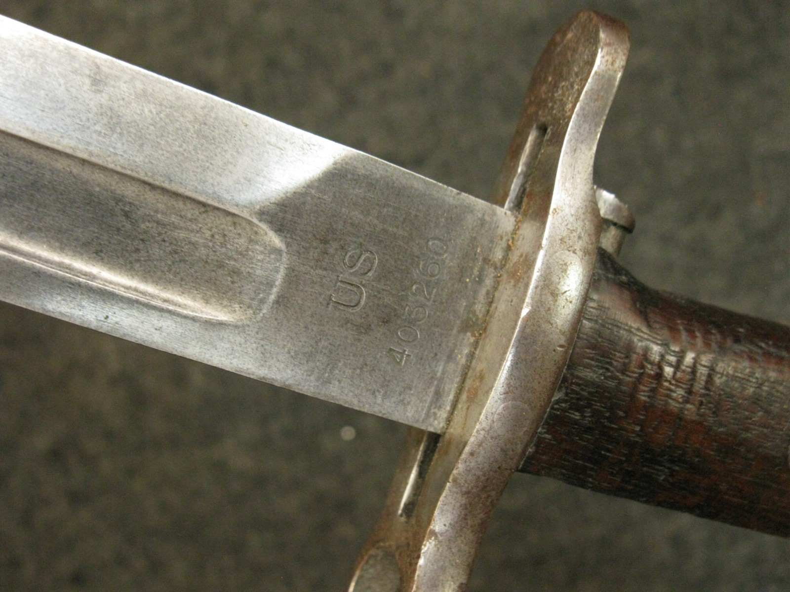 WWI Era Springfield Armory M1905 Rifle Bayonet M1903 M1 Garand