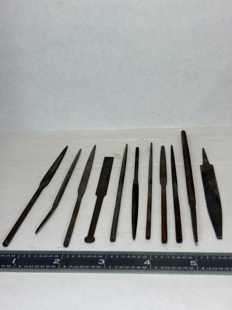 11pc Needle File Set Assorted Precision 5.5" long Pattern Cut Hobby Jeweler