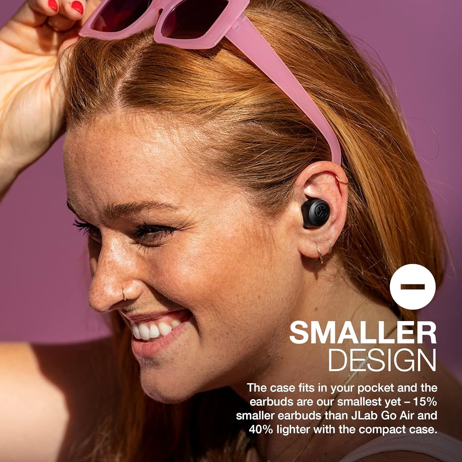 JLab Go Air POP True Wireless Earbuds (Renewed)