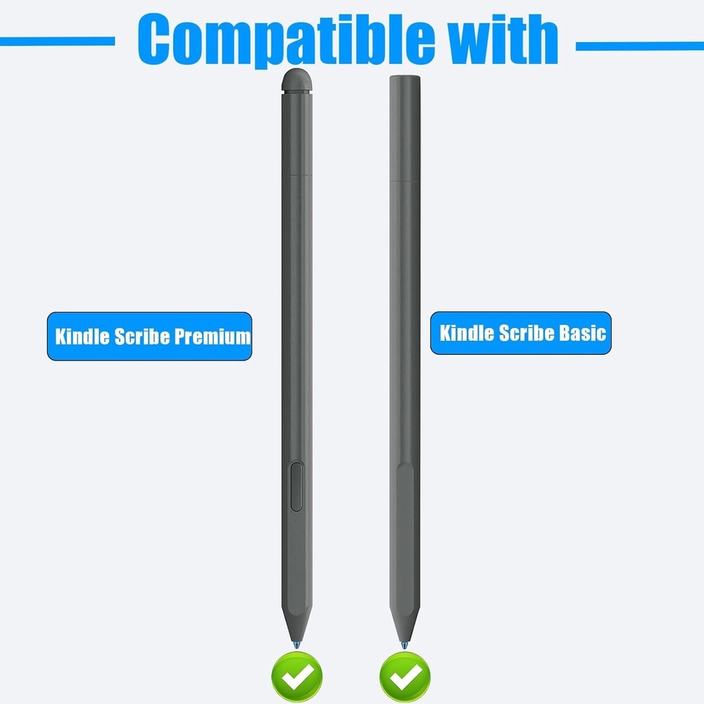 No Wore Out Titanium Alloy Replacement Fine Tips fit for Kindle Scribe Basic ...