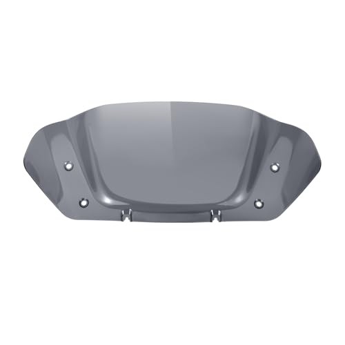 10" Wave Windshield Windscreen Wind Splitter Compatible for Harley Dark Smoke