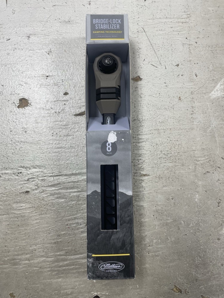 Mathews Bridge-Lock Stabilizer 8 Inch Granite for Compound Bow