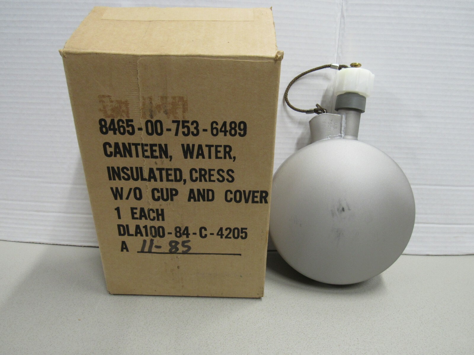 US Military Insulated Arctic Canteen Cold Weather CRESS 1984 Dated New Old Stock