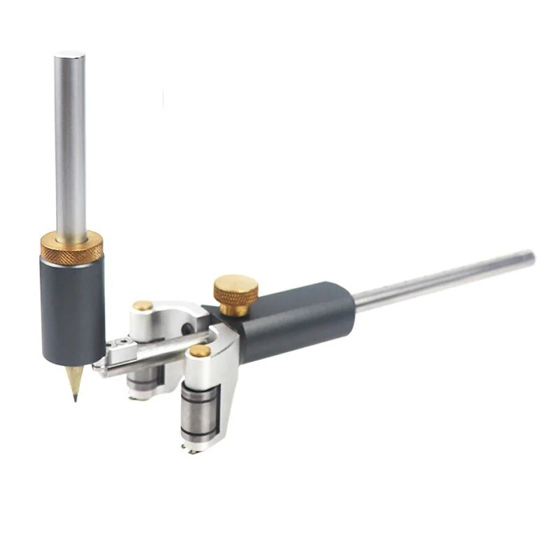 Woodworking Scriber High Precision 2 in 1 Arc Line Drawer Multifunctional Tool
