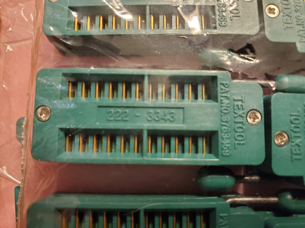 3M Textool Universal ZIP ZIF DIP Sockets 222-3343