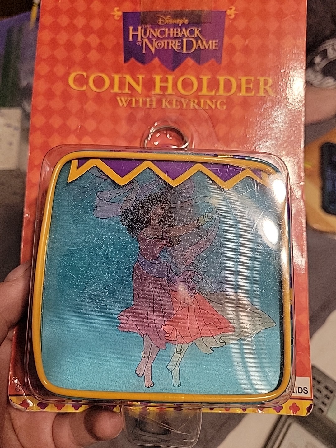 VTG Disney The hunchback of Notre dame 2 Coinpurses by Pyramid Handbags, NEW