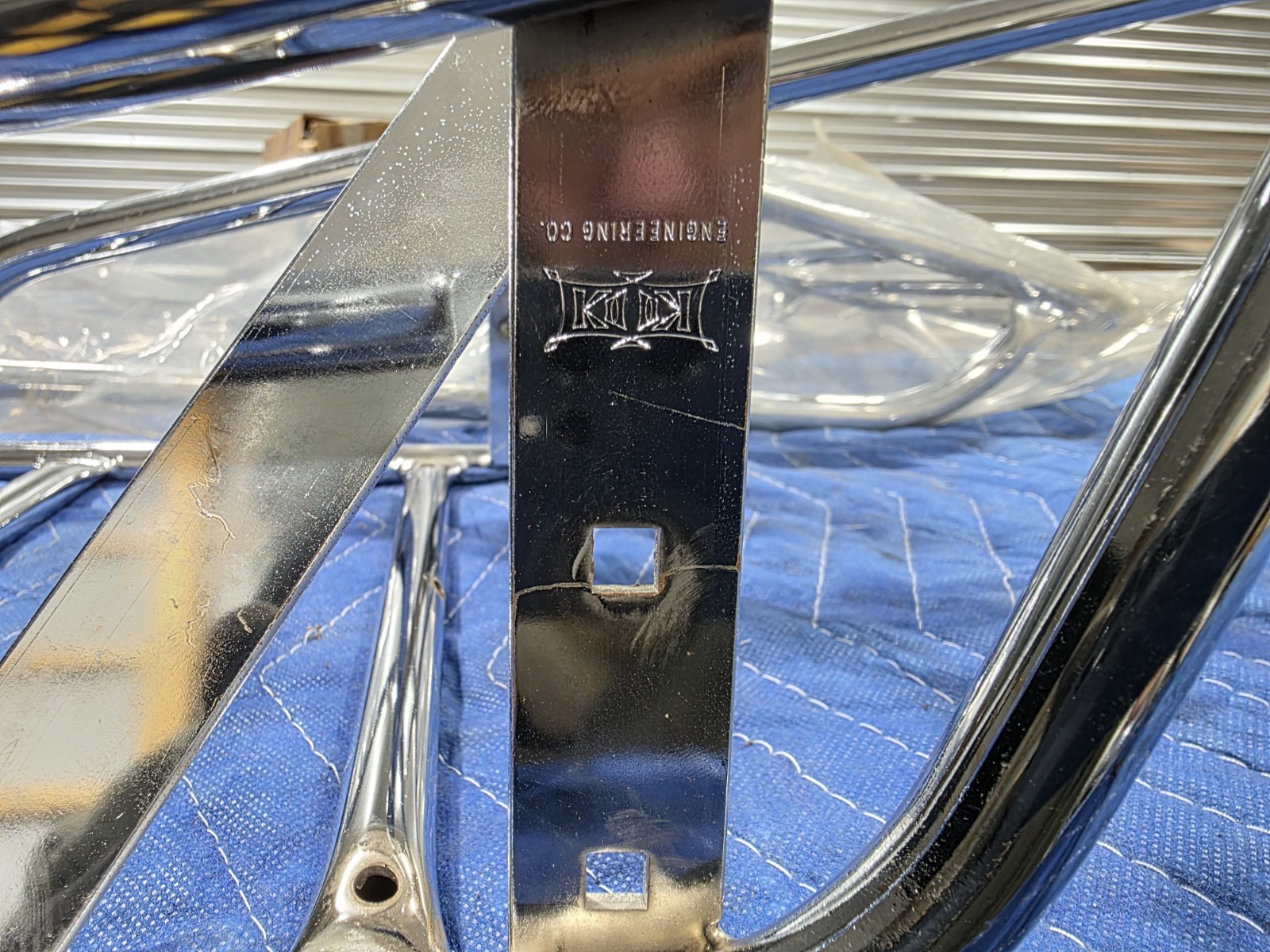 1971 1972 1973 NOS Honda CB350 CB CL 350 CL350 Chrome Rear Luggage Rack Carrier