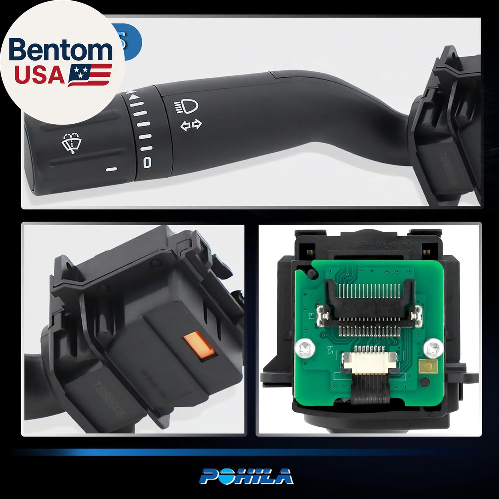 Windshield Wiper Switch Multifunction Turn Signal Control Compatible with Ford 2
