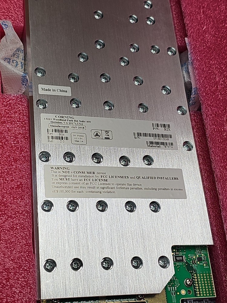 Corning One Wireless Platform RIX RIM-A17 Radio Interface Module 787921