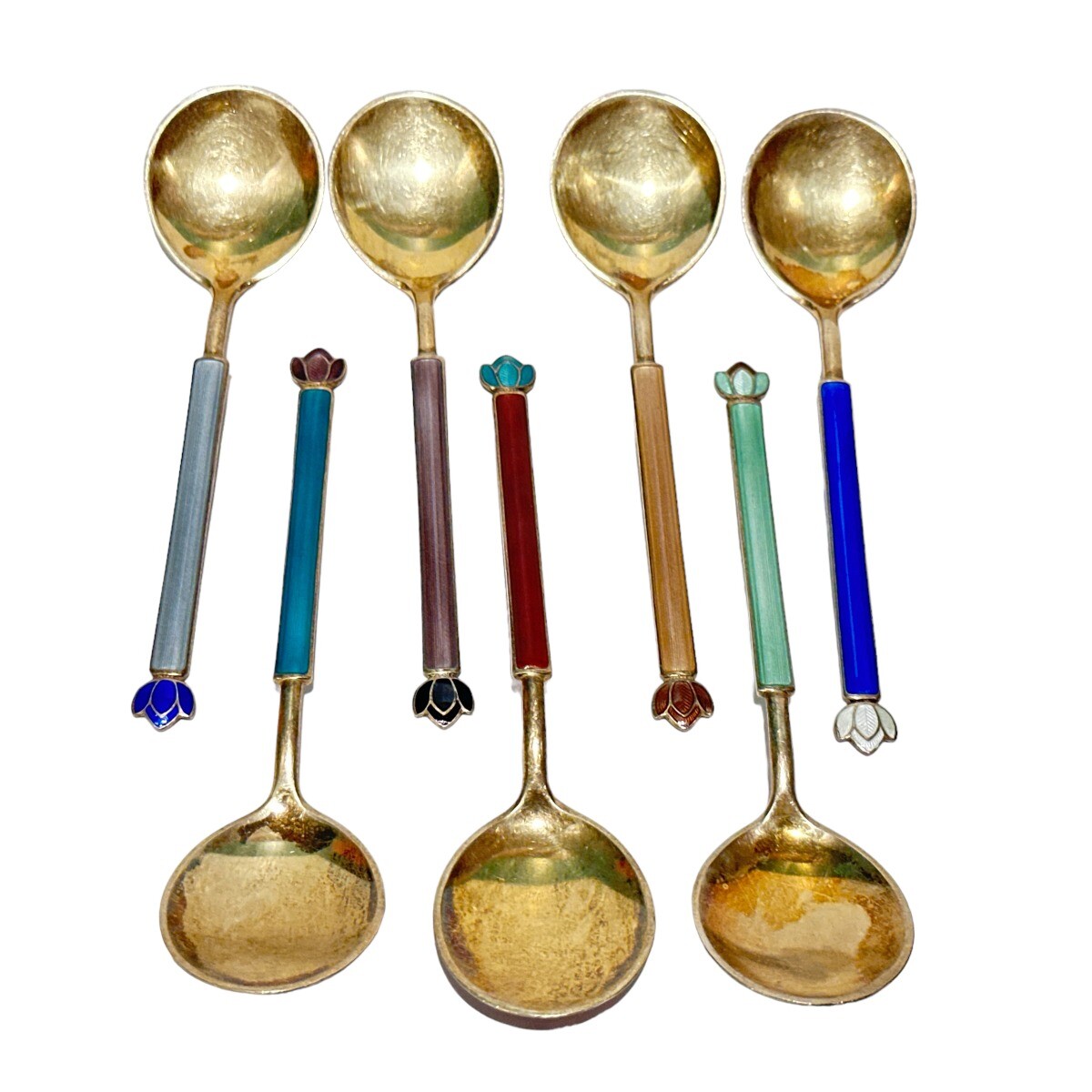 David Andersen Norway Sterling Enamel Demitasse CHOICE OF ONE