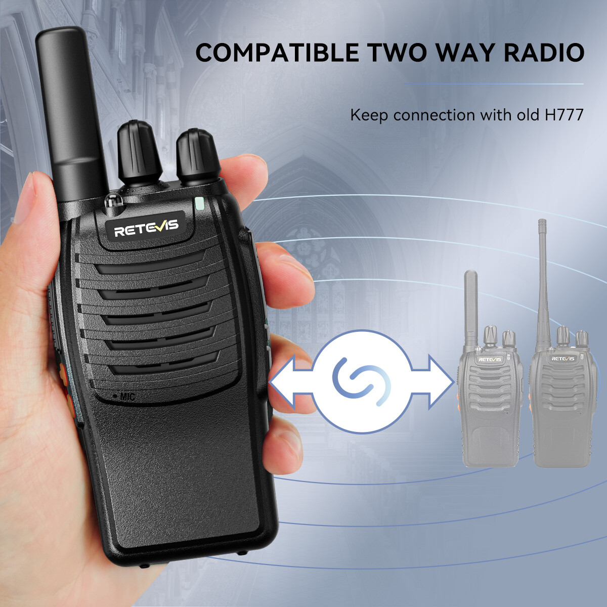 10*Retevis H777 UHF FRS Walkie Talkies Long Range 2W 16CH VOX TOT Two Way Radio