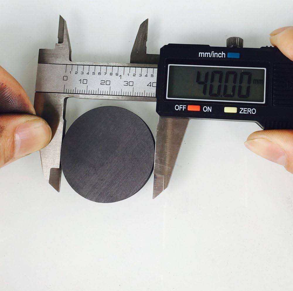 Customizable 40MMx5MM High-Purity Graphite Block for Engineering Applications