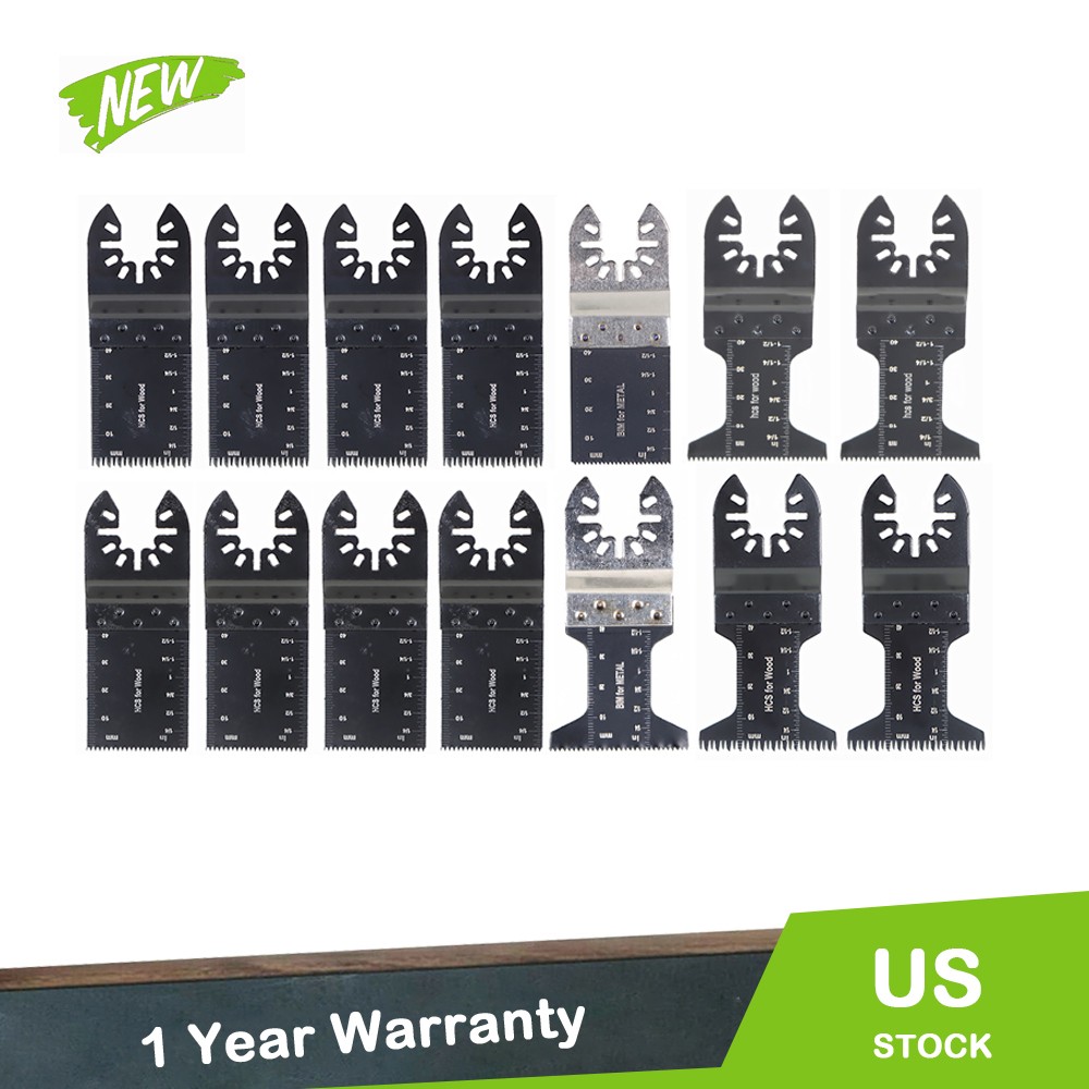 14 Pcs Oscillating Multi Tool Saw Blade